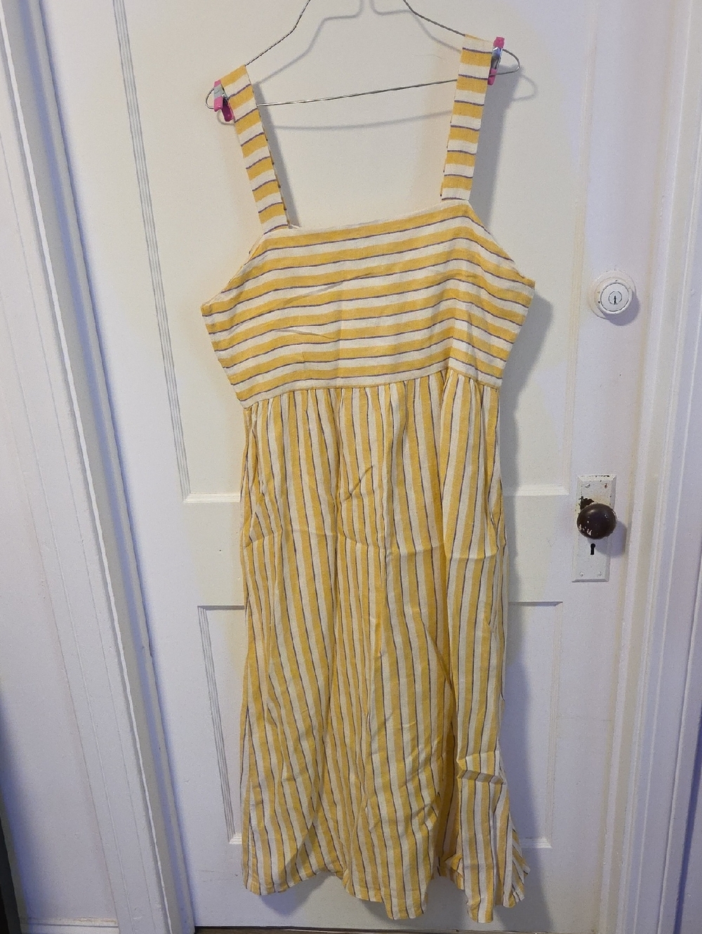 Rachel Zoe Yellow and White And Pruple Striped Dress - Picture 4 of 5